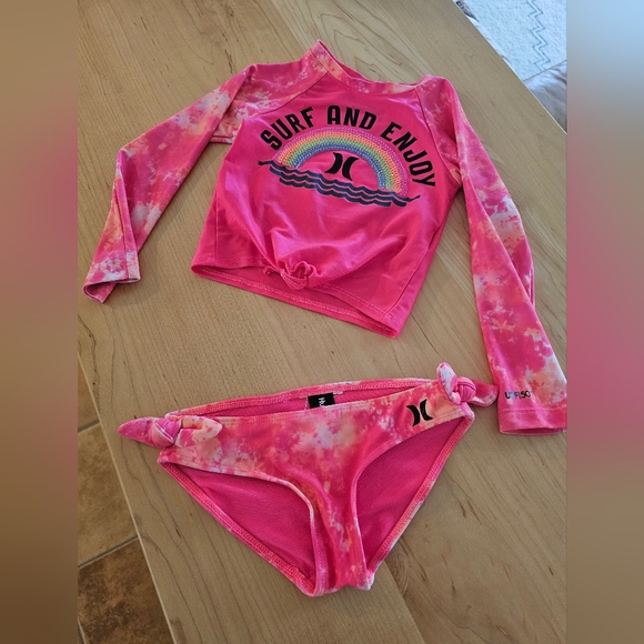 Hurley Other - Hurley Rash guard and bottoms swimsuit